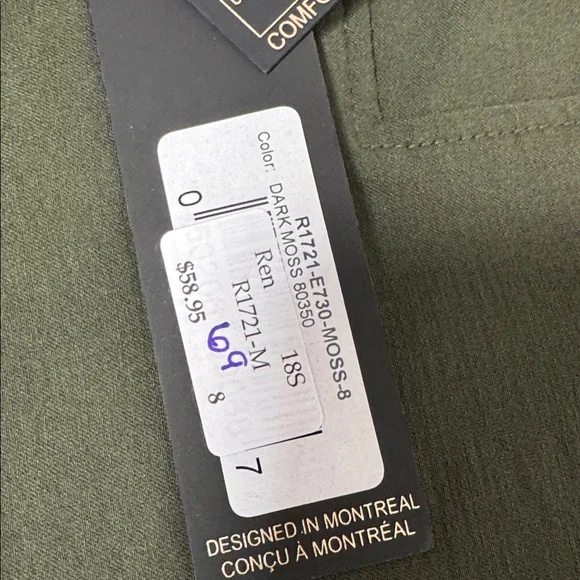 Renuar green pull on pants women’s new - Picture 3 of 7